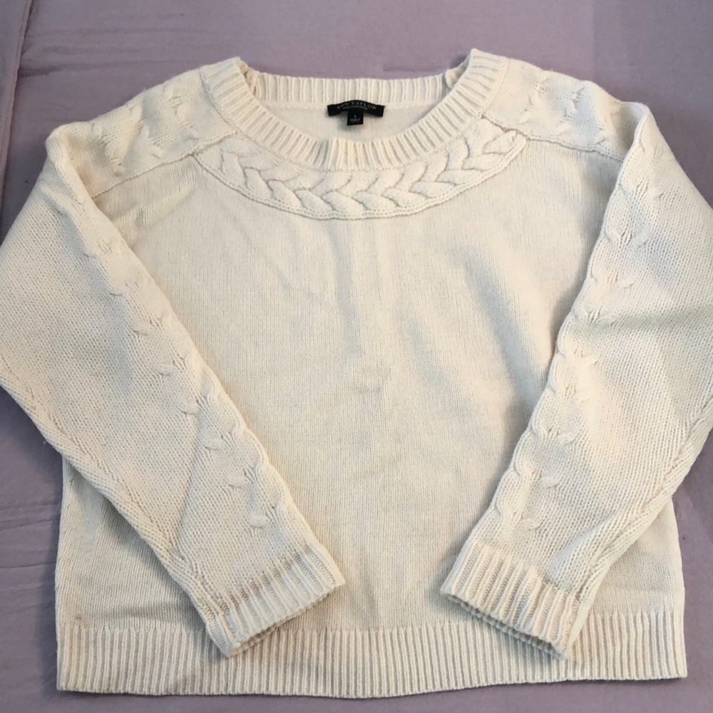 Ann Taylor Cashmere and Wool Sweater